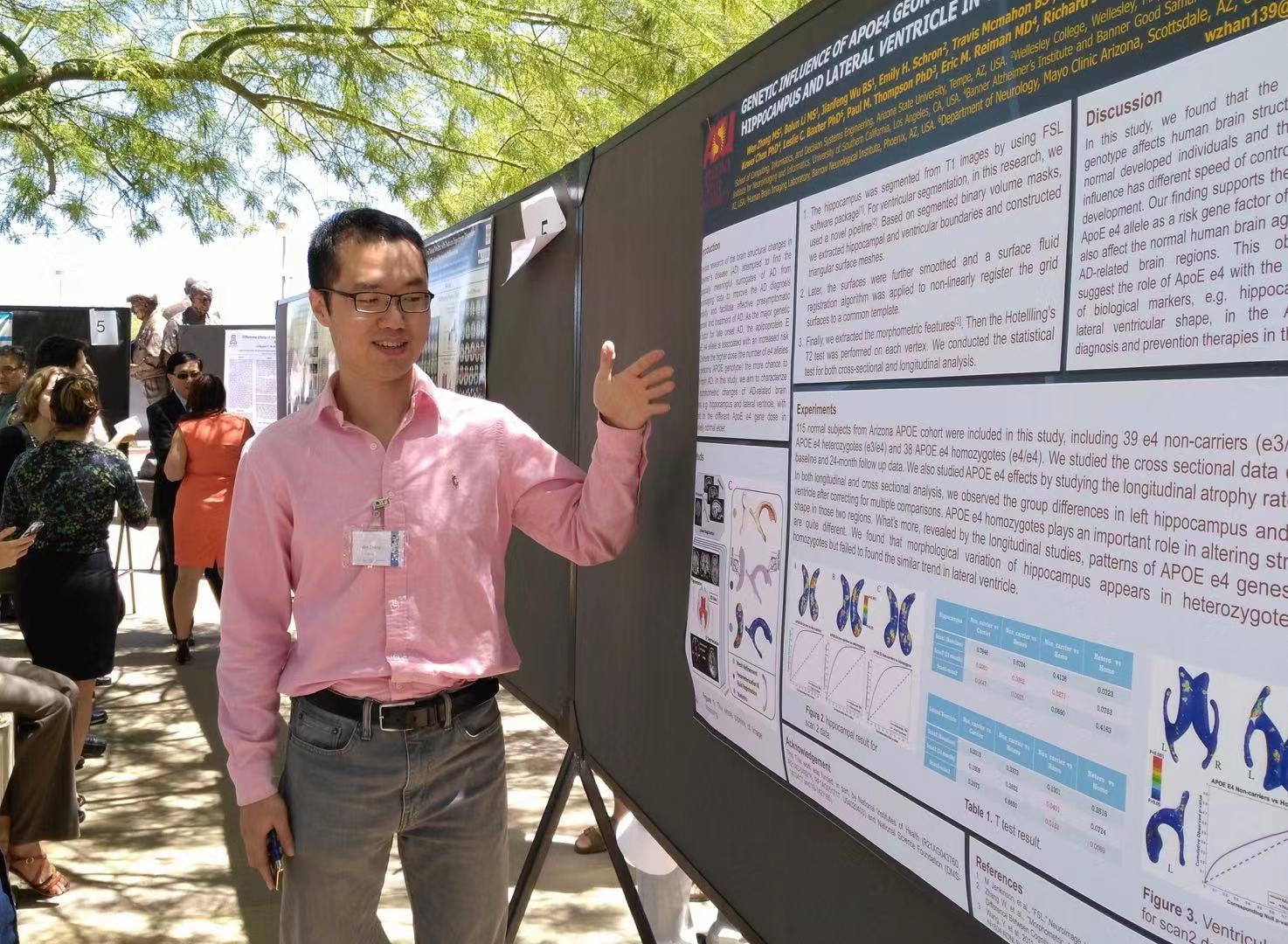 ASU Graduate College will offer Wen Zhang the prestigious Graduate College Completion Fellowship for Spring 2020. Congratulations!